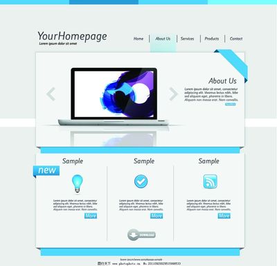 網(wǎng)站設(shè)計(jì)矢量模板圖片 提升網(wǎng)頁美工與素材應(yīng)用效率